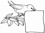 coloriage gratuit Oiseaux