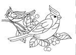 coloriage gratuit Oiseaux