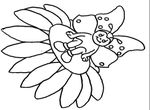 coloriage gratuit enfant Papillons