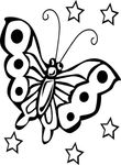 coloriage gratuit Papillons