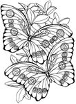 coloriage gratuit enfant Papillons