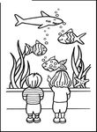 coloriage gratuit enfant Poissons