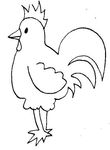 coloriage gratuit Poules