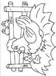 coloriage gratuit enfant Poules