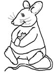 coloriage gratuit enfant Souris