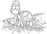 coloriage gratuit Tortues