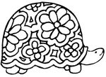 coloriage gratuit enfant Tortues