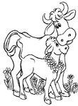 coloriage gratuit enfant Vaches