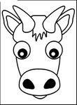 coloriage gratuit enfant Vaches