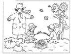 coloriage gratuit enfant Automne