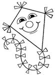 coloriage gratuit Cerfs Volants