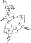 coloriage gratuit enfant Danseuses