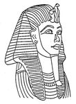 coloriage gratuit enfant Egypte