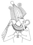 coloriage gratuit Egypte