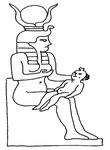 coloriage gratuit enfant Egypte