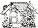 coloriage gratuit Maisons