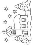 coloriage gratuit enfant Maisons