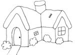 dessin gratuit Maisons