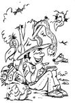 coloriage gratuit Scouts