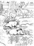 coloriage gratuit enfant Zoo