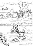 coloriage gratuit Zoo