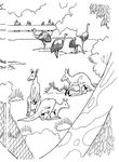 coloriage gratuit enfant Zoo