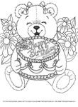 coloriage gratuit Anniversaires