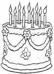 coloriage gratuit Anniversaires