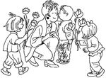 coloriage gratuit enfant Fete Des Meres