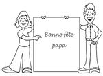 coloriage gratuit Fete Des Peres