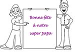 coloriage gratuit enfant Fete Des Peres