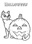 coloriage gratuit enfant Halloween