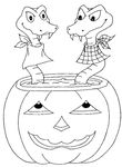 coloriage gratuit enfant Halloween