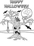 coloriage gratuit enfant Halloween