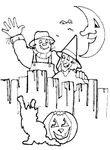 coloriage gratuit enfant Halloween