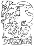 coloriage gratuit enfant Halloween