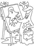 coloriage gratuit enfant Halloween