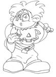 coloriage gratuit enfant Halloween