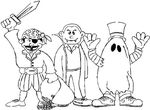 coloriage gratuit enfant Halloween