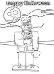 coloriage gratuit Halloween