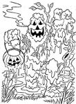 coloriage gratuit enfant Halloween