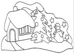 coloriage gratuit Noel