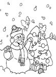 coloriage gratuit Noel