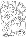 coloriage gratuit enfant Noel