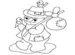 coloriage gratuit enfant Noel