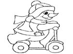 coloriage gratuit enfant Noel