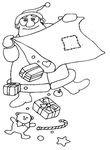 coloriage gratuit enfant Noel