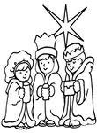 coloriage gratuit enfant Noel