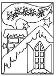 coloriage gratuit enfant Noel