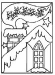 coloriage gratuit enfant Noel